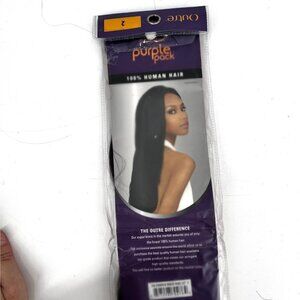 Outre Purple Pack Yaki‎ 12" 100% Human Hair Extension
